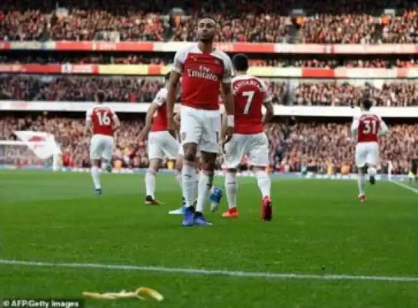 Tottenham Fan Banned From Football After Throwing Banana Skin At Aubameyang